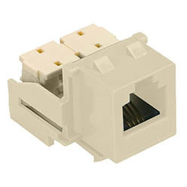 Allen Tel Cat 3 4-Conductor Jack Module, Ivory AT34-09